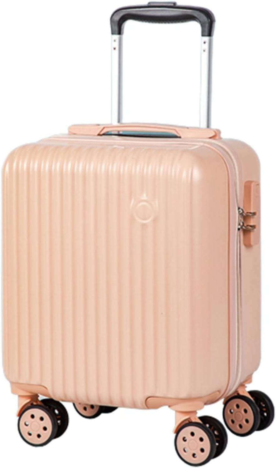 スーツケース キャリーケース 機内持ち込み 20L キャリーバッグ ファスナー式 超軽量 小型 耐衝撃 静音 ダブルキャスター 360度回転 旅行 ビジネス 出張 ピンク SSサイズ（1-2泊）
