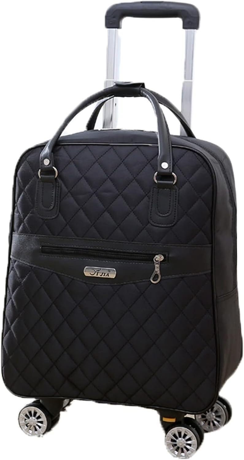 トロリーバッグ 大容量 キャリーオンバッグ ナイロン 防水 4輪 キャスター付き トラベルバッグ トロリ..