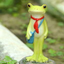 カエル 置物 色A チューリップをもつカエル コポー カエル グッズ 玄関 かえる カエルの置物 チューリップ 花 花束 ブーケ 蛙 マスコット オーナメント リビング 雑貨 かわいい ギフト プレゼ