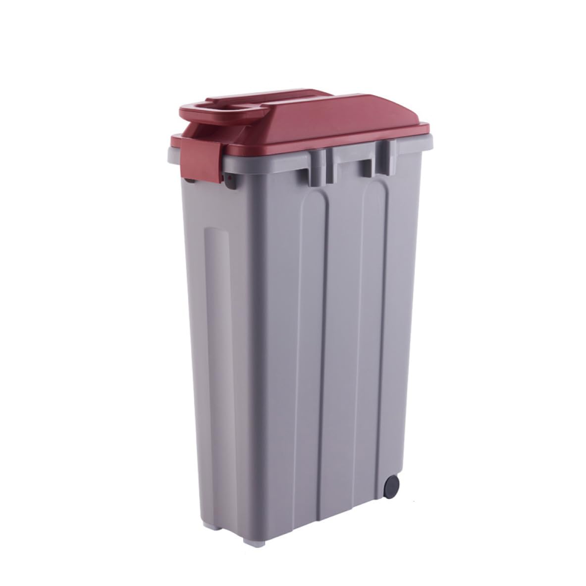 ゴミ箱 屋外 キャスター付き レッド 大容量 おしゃれ ゴミ箱 35L ごみ箱 ふた付き 分別 大型 防臭 カフェ風 ブラウン ナチュラル 25リ..