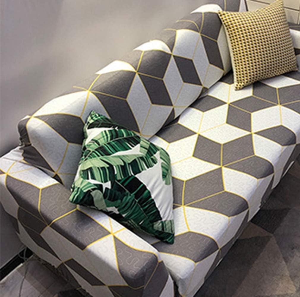 ソファーカバー ソファーマット K 3人掛け ストレッチ 北欧風 無地 ソファーカバー 肘付き 滑り止め 柔らかい 伸縮素材 犬 猫 傷 防止 四季兼用 超便利 汚れ防止 防塵 四季適用 超便利 優し [2]