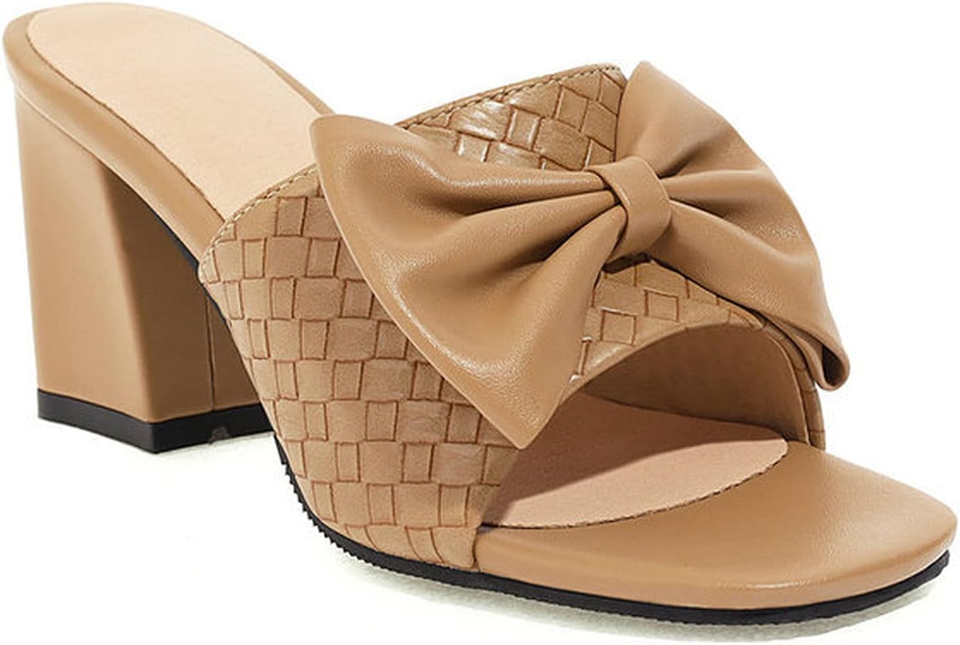 ミュール サンダル レディース 歩きやすい 女性 ローヒール 夏 ファッション リボン 脱げない 美脚 通..