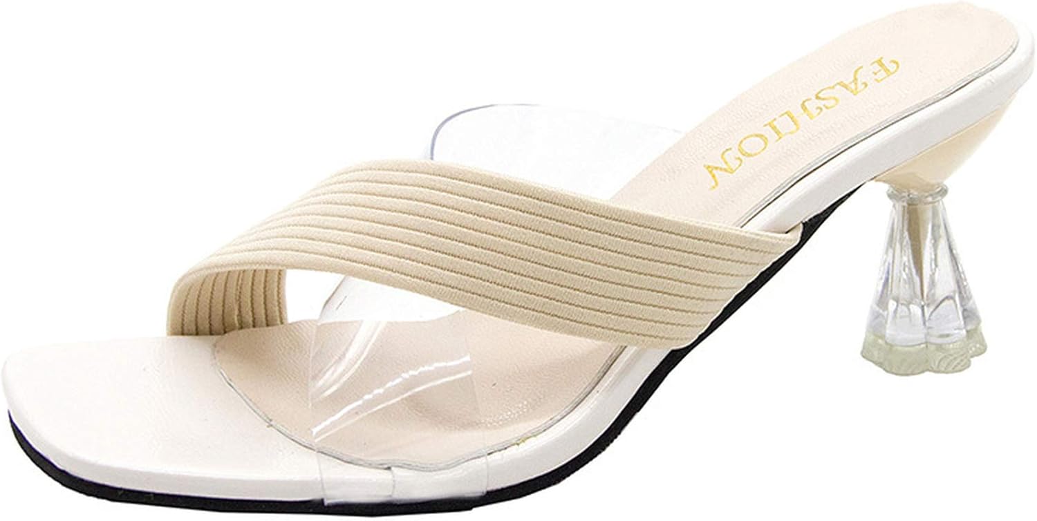 ミュールサンダル 透明 ベルト レディース サンダル 痛くない 脱げない 美脚 疲れにくい ハイヒール クリアサンダル シンプル 履き心地 レディース靴 歩きやすい 走れる サボサンダル