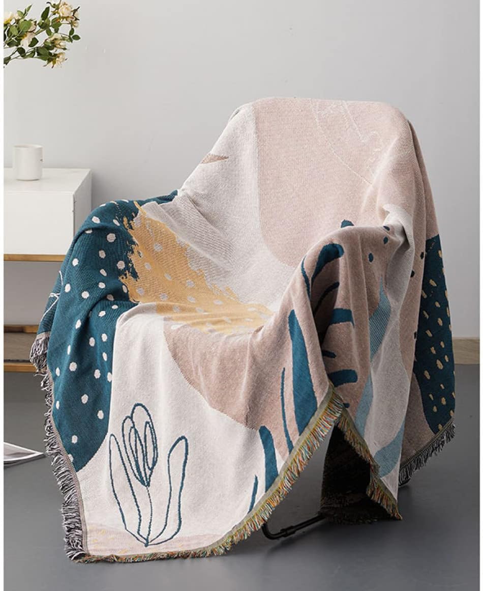 こたつ上掛けカバー 正方形 洗える こたつ上掛け 混紡 マルチカバー ソファーカバー 180*230cm ベッドスプレッド カラー 毛布 こたつ布団カバー おしゃれ 北欧 こたつ ボーダー こたつ 布 [2]