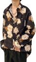9色展開 花柄 長袖シャツ メンズ レディース 春秋 開襟 S-3XL 大きいサイズ ゆったり シフォン 通気性 柔らかい 快適 アロハシャツ 着回し カジュア...