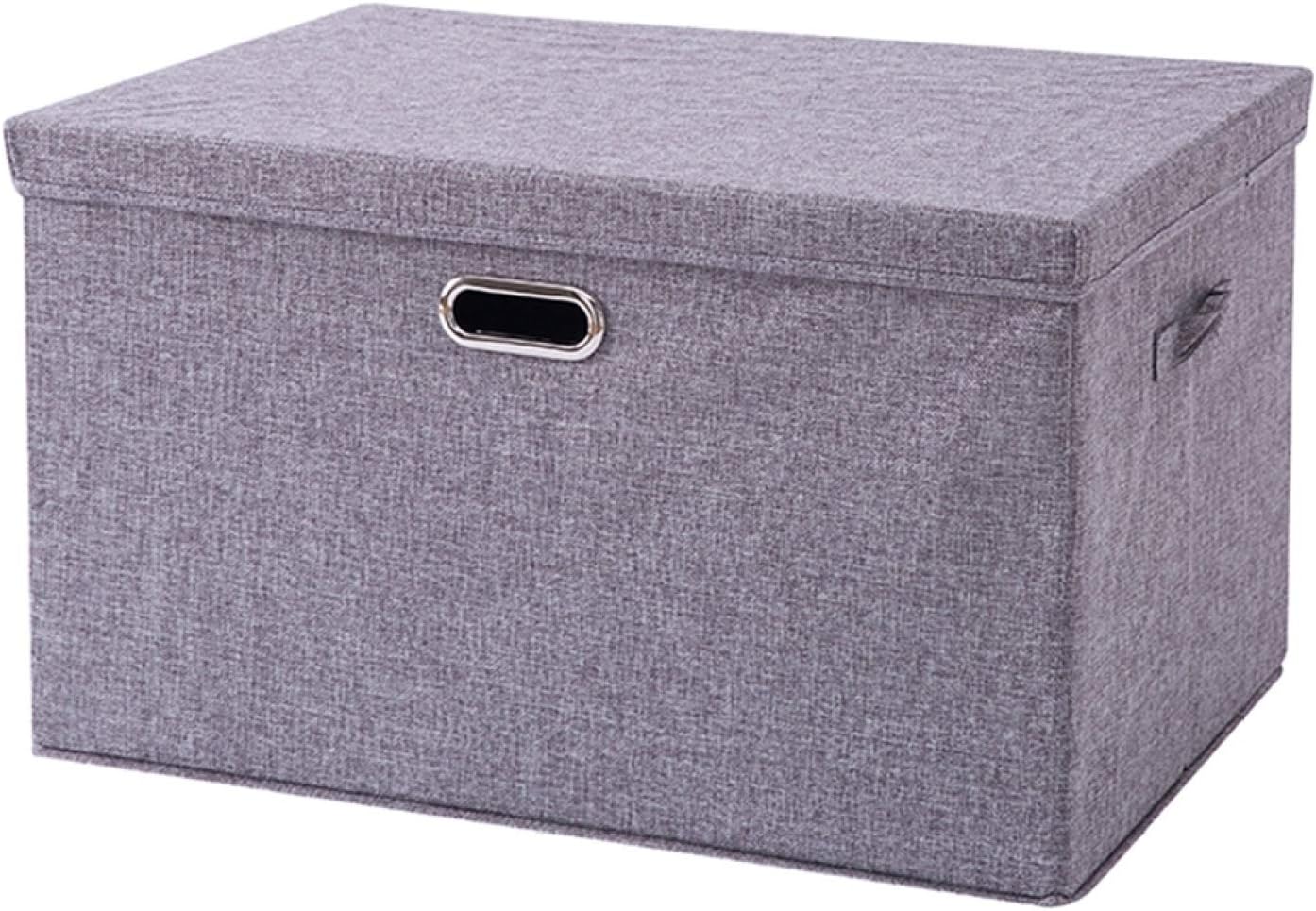 フタ付き 収納ケース 蓋付き 収納ボックス 分類用ラベル ダックグレー キューブボックス 折りたたみ式 ..