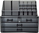 大容量 コスメボックス メイクボックス コスメ収納ボックス メイク収納ケース 化粧品 10 収納ボックス 仕切り 引き出し付き 小物入れ 防塵 防水 強い耐久性 人気ギフト コスメ・メイク用品の整理収