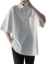 -2XL ポロシャツ Tシャツ メンズ 半袖 夏 薄手 柔らかい 快適 通気性 カットソー 大きいサイズ ゆったり ストレッチ ティーシャツ カジュアル 通勤 通学 ポケット付き 着回し シンプル 無
