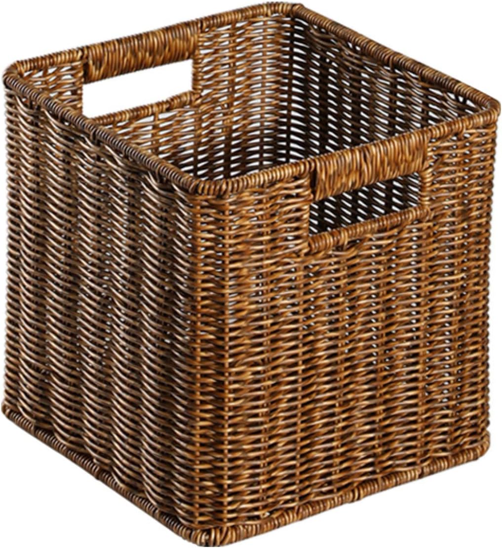 収納ボックス チェスト 27*27*27cm テレビ台 引き出し 衣類収納 転倒防止 おもちゃ箱 コーヒー色 子供..