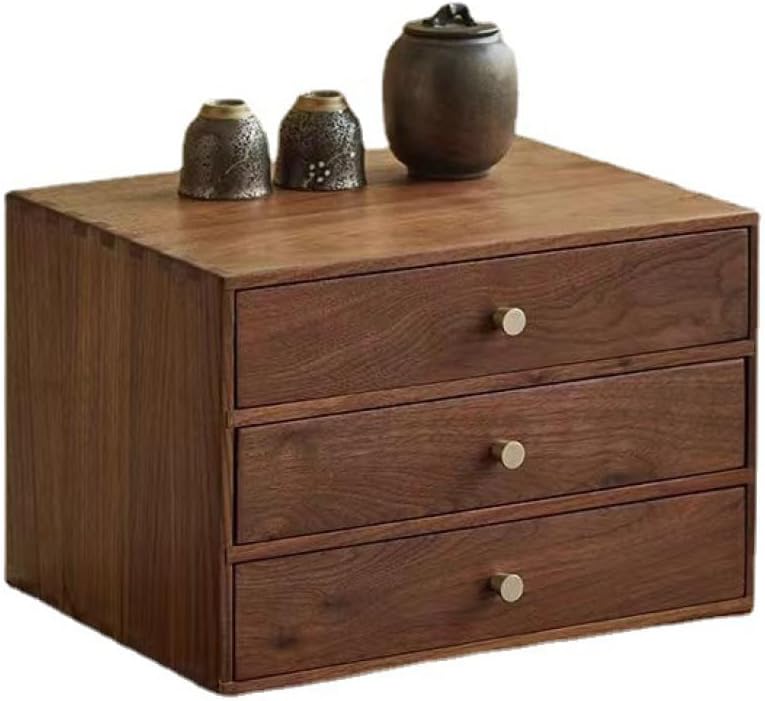 卓上収納ボックス 引き出し 多機能 ウッドボックス ミニチェスト 木製 ミニ引き出し 小物入れ 化粧品 ..