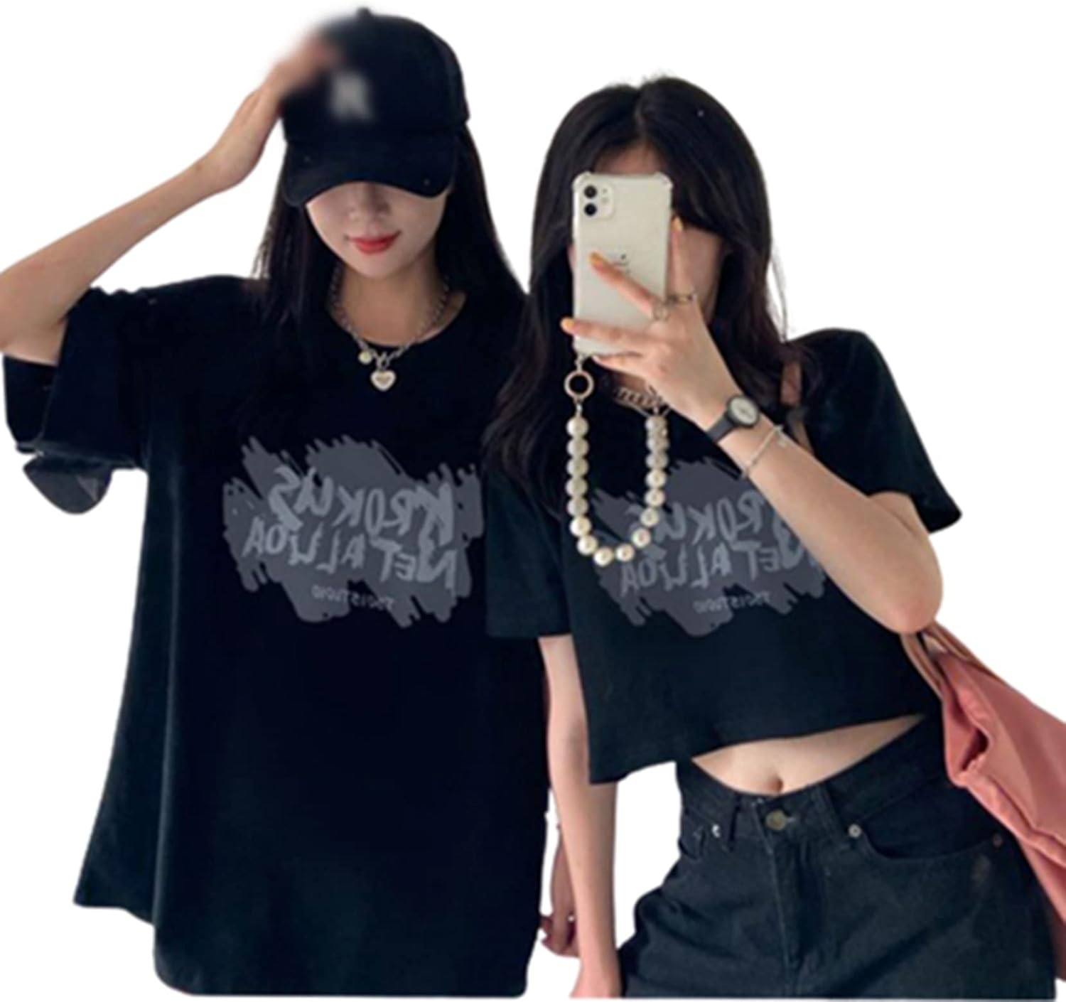 2点セット 半袖シャツ Tシャツ ショート丈 レディース チビT くびれ へそ出し 大きいサイズ トップス ..