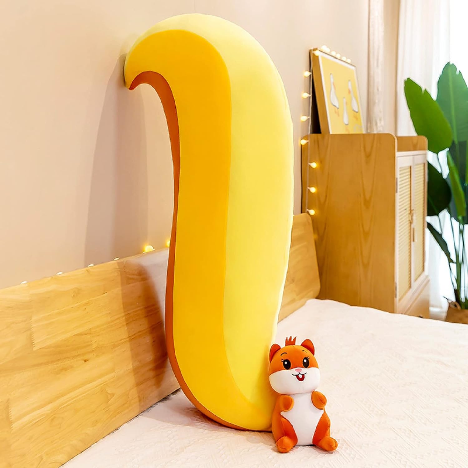 抱き枕 栗鼠 可愛い ぬいぐるみ 抱きまくら シ多い 柔らかい 癒し リアル もえもえ 敬老の日 ふわふわ イエロー お祝い 気持ちいい 栗鼠 リス 大人 誕生日 贈り物 130cm リラックス 添い