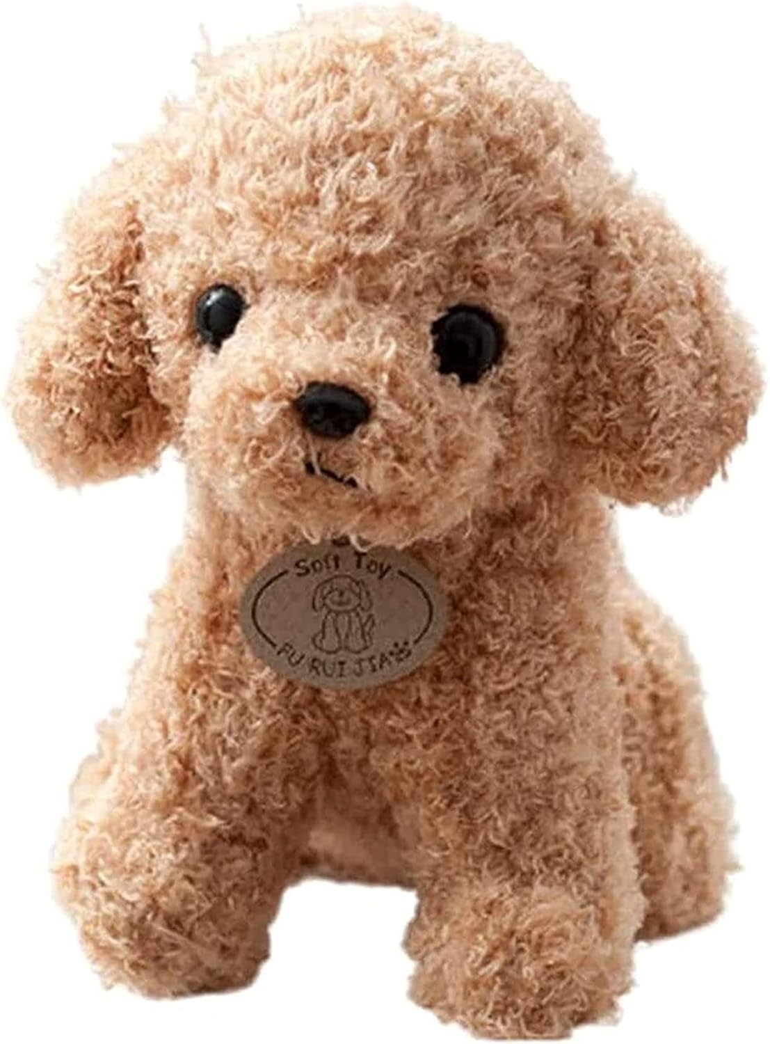 リアル ぬいぐるみ 犬 プードル シミュレーション犬 人形 可愛い ペット テディ犬 ドール トイプードル おもちゃ 装飾品 ふわふわ 柔らかい 子供 ギフト プレゼント
