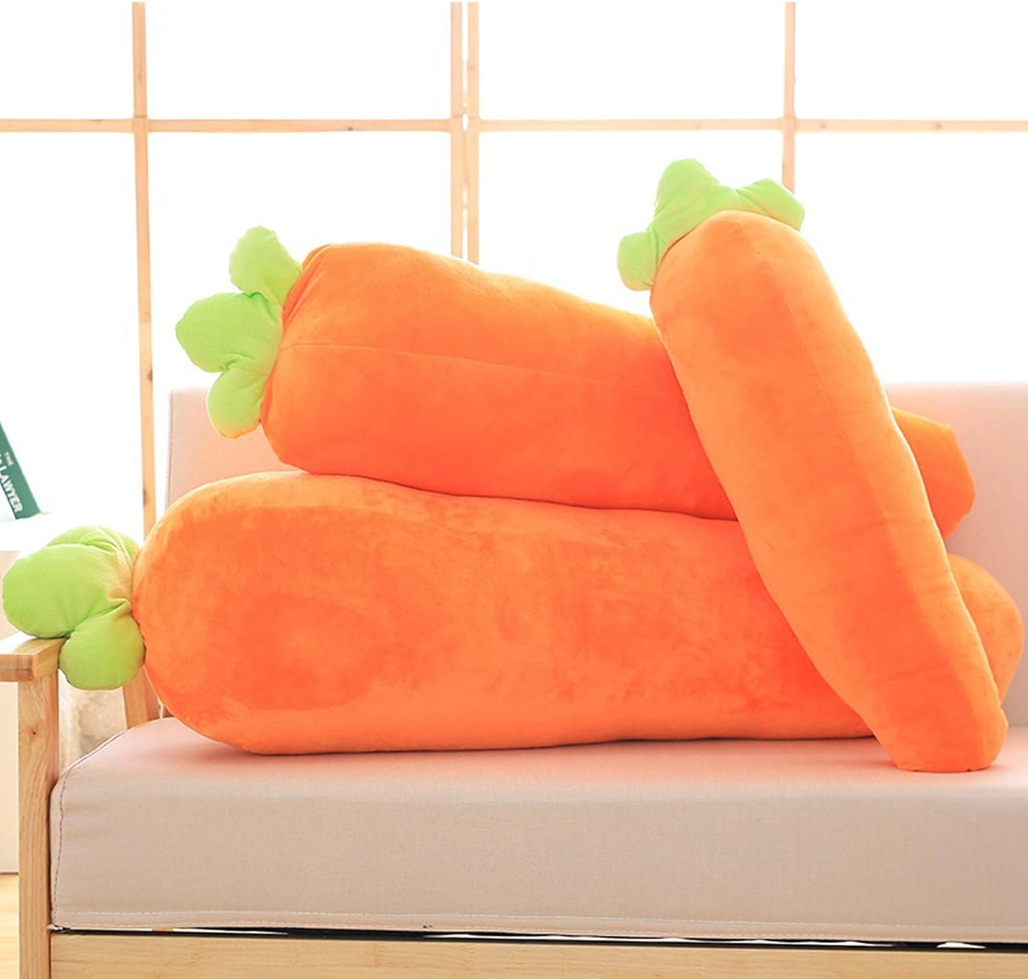 ニンジン ぬいぐるみ だきまくら 人参クッション 可愛い ロングクッション 添い寝まくら ふわふわ 柔らかい ふんわり もえもえ 店飾り 贈り物 子供 彼女彼氏へ ギフト 昼寝枕 110cm