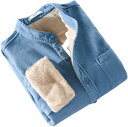 シャツ メンズ カジュアルシャツ 長袖シャツ 冬服 コーデュロイシャツ 暖かい 厚手 裏起毛 ボア 男性用 着心地が良い スタンドカラー 胸ポケット 通勤通学 日常 大きいサイズ 秋冬 和風 シンプル