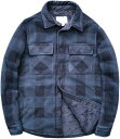 チェック柄シャツ 裏起毛 裏ボア メンズシャツ 長袖 厚手 折り襟 保温 防寒 ボタン トップス 上着 紳士服 胸ポケット 会社 オフィス サラリーマン 通勤通...