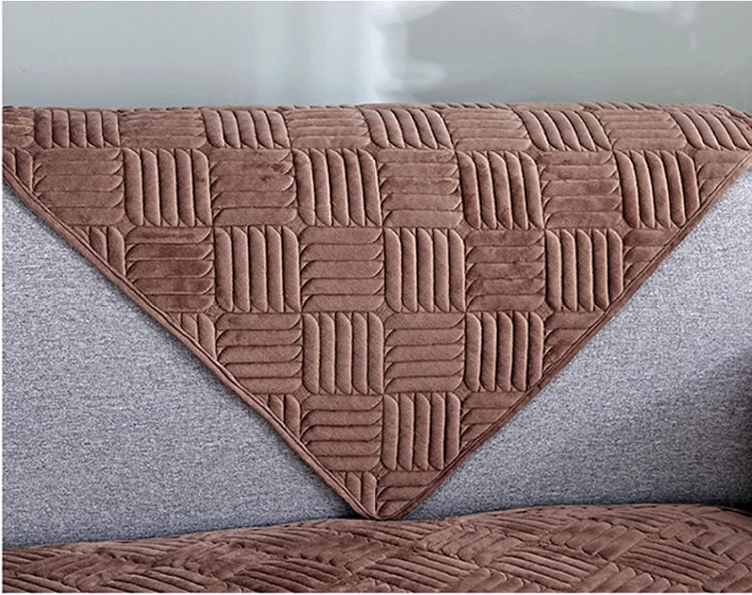 ソファ シーツ マルチカバー ペット用品 滑り止め キルティング保護 室内マット 犬猫対策 1ピース カラー 110*160cm ソファー保護カバー ペットソファーカバー ソファカバー モダン インテ