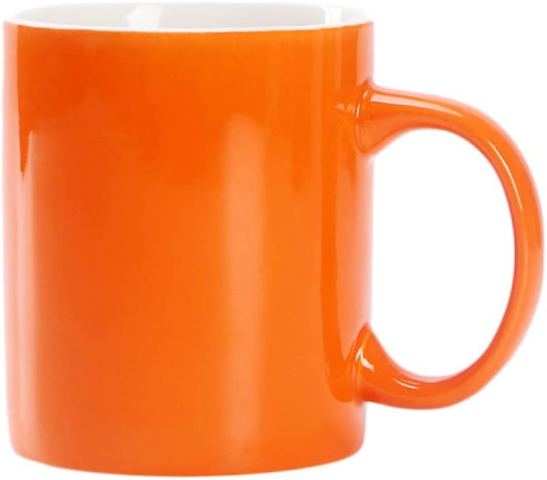 マグカップ シンプル マグ おしゃれ 330ml コーヒーカップ カップ 珈琲マグ 北欧 オレンジ 無地 マット..