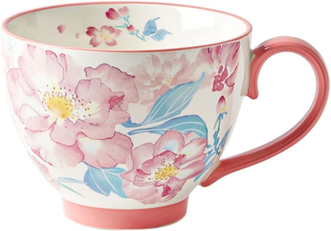 マグカップ 陶器 450ml かわいい おしゃれ 和モダン シンプル 珈琲カップ 北欧 カフェ デザイン01 スリ..