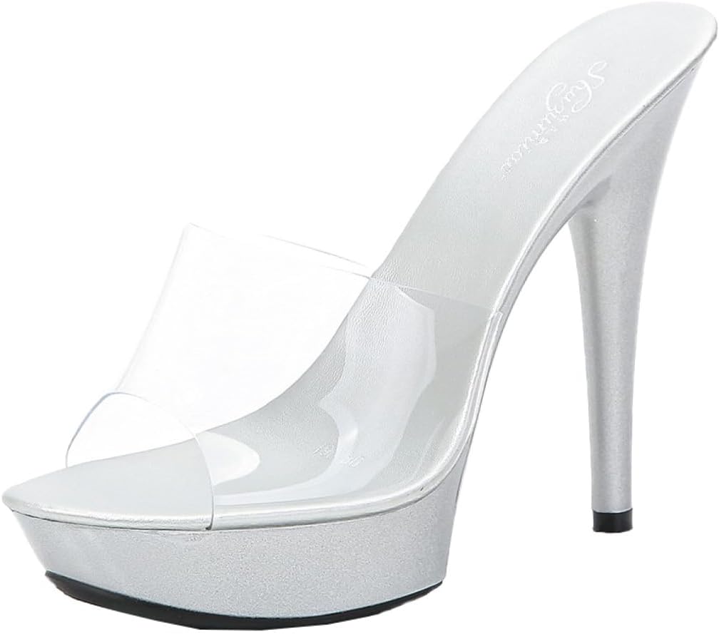 サンダル レディース おしゃれ スリッパサンダル ミュール ヒール シンプル クリアサンダル 透明 婦人靴 歩きやすい ハイヒール 美脚 疲れない オープントゥ 厚底 ミュール 旅行 海 リゾート オ