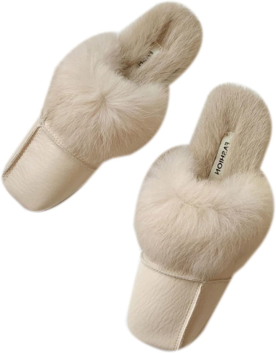 ミュールサンダル レディース 太ヒール スリッパ チャンキー ぺたんこ 痛くない 脱げない ファー付き 靴 美脚 疲れにくい ファーサンダル 女性用 スクエアトゥ 美脚 おしゃれ 就活 オフィス 通勤