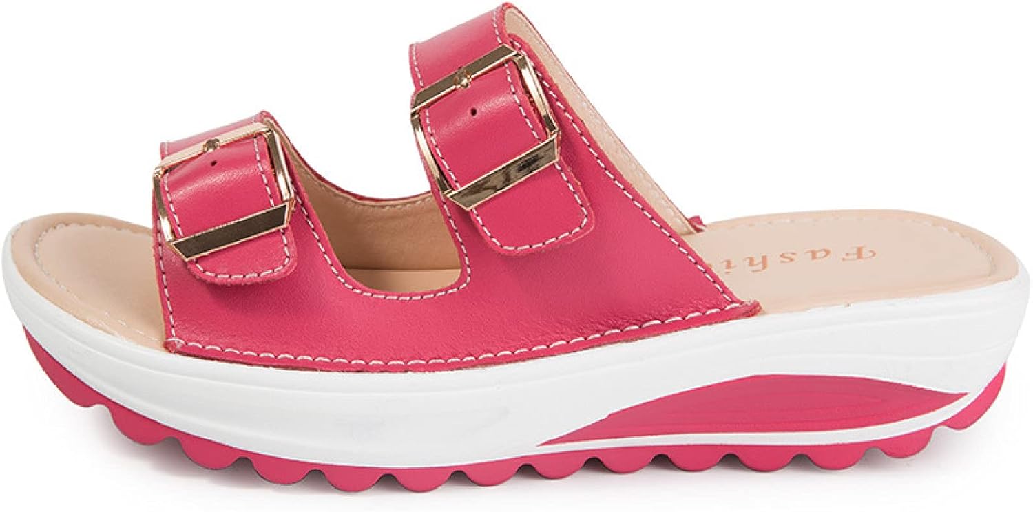 全8色 ミュール サンダル レディース 靴 ローヒール 夏 トレンド 歩きやすい 低反発 カジュアル ウェッジソール サボサンダル オープントゥ 滑り止め 疲れない 厚底サンダル ダブルストラップ 学