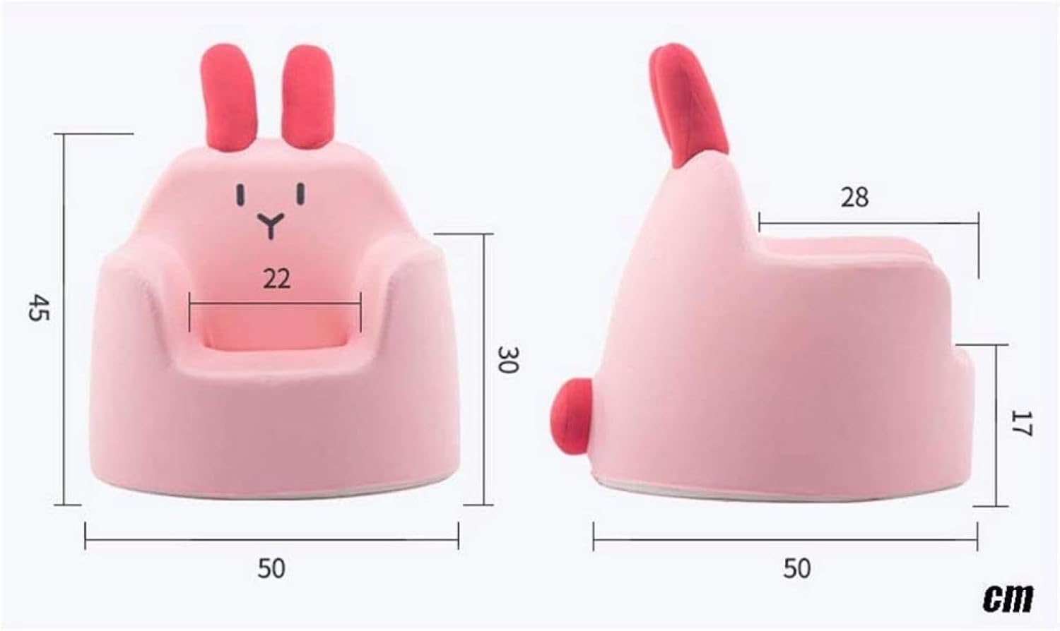 キッズソファー 子供用ソファー ベビーソファー 子供のソファ シンプル 家具 キッズ子供リクライニングラウンジチェアアームチェアソファーの座席PUレザールック 50×50×45cm 座椅子 [3]