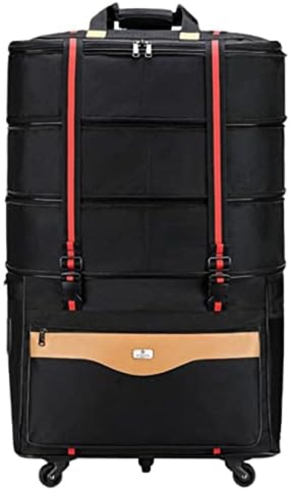 ボストンキャリー 2way キャスターバッグ 150L キャリーバッグ 折りたたみ 大容量 5輪 撥水加工 拡張可能 トロリーバッグ メンズ レディース 旅行 出張 スーツケース 150L 合宿 ブラ