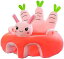 ベビーソファー 子供用ソファー ぬいぐるみ お座り練習チェア かわいい ふわふわ 柔らかい ソフトチェ..