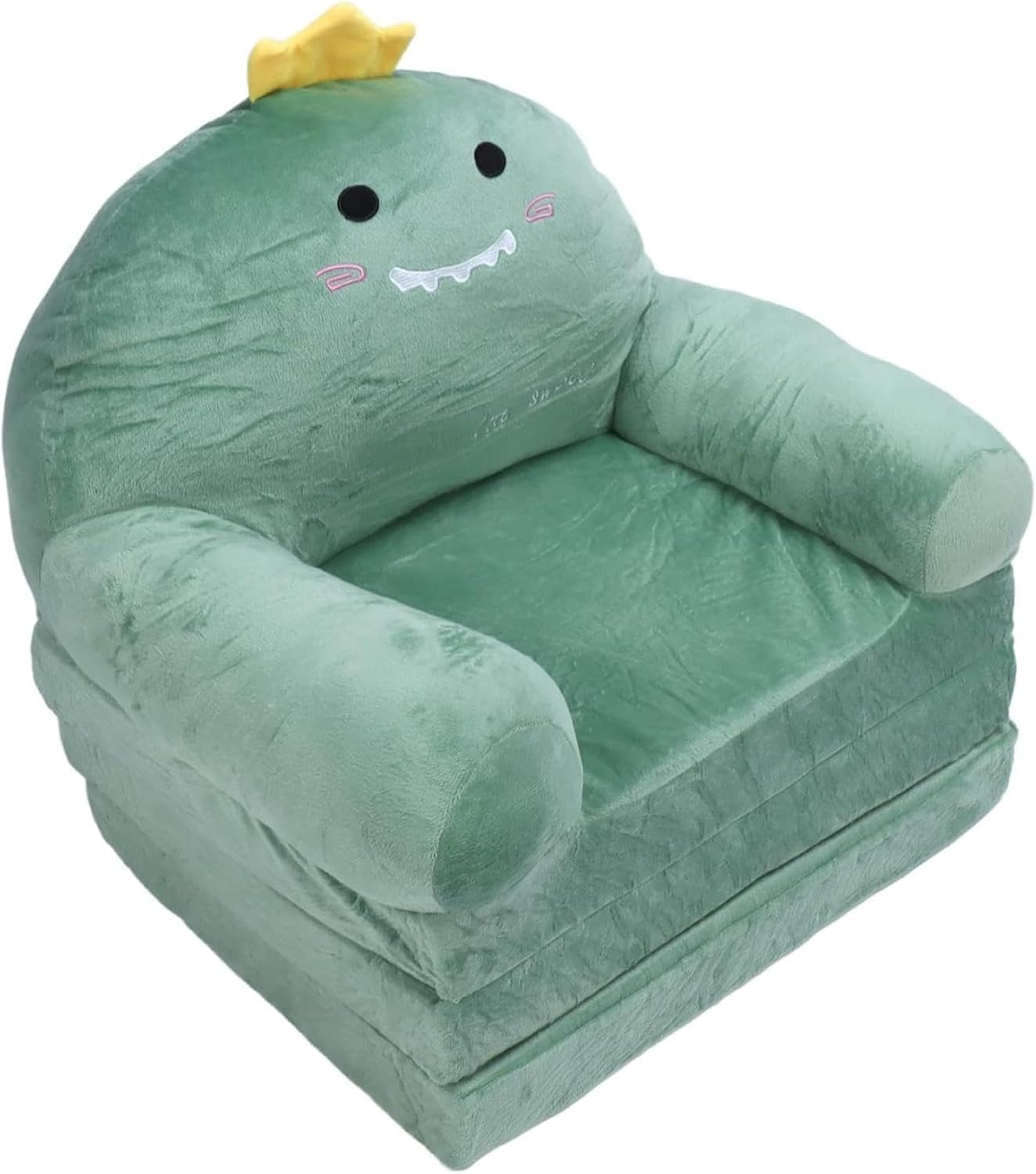 ベビーソファー 子供用ソファー 折りたたみ式 キッズソファーベッド 軽量 動物 ふわふわ 座布団 かわい..