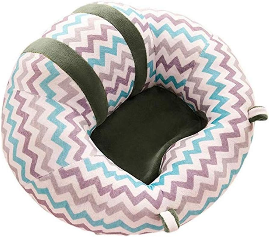 幼児用チェア 幼児学習座ってソファチェアベビーサポートシートソファカラフルなストライプパターンの..