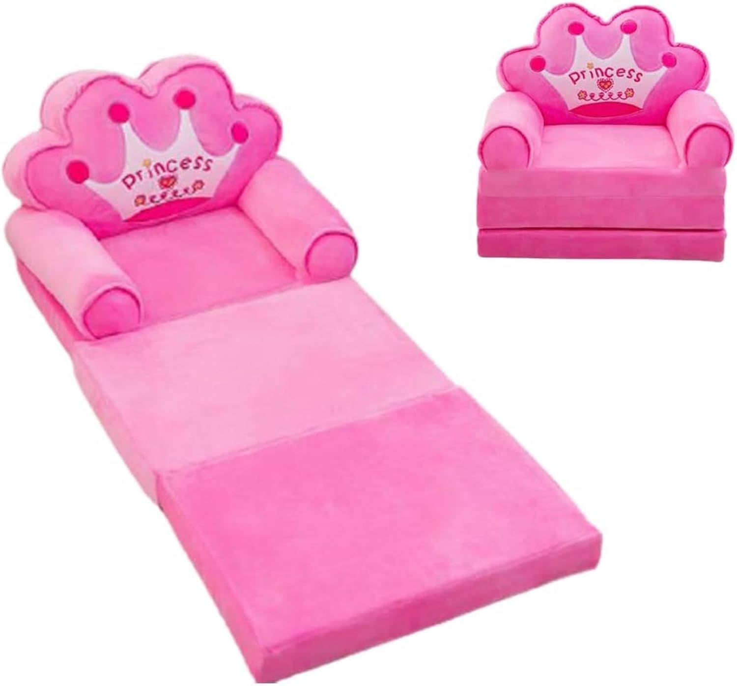 ベビーソファ 子供用ソファー キッズソファー 2way 折りたたみ ふわふわ 洗えるカバー 座椅子 出産祝い 高弾力 キッズソファーベッド プレゼント 三つ折り ピンク