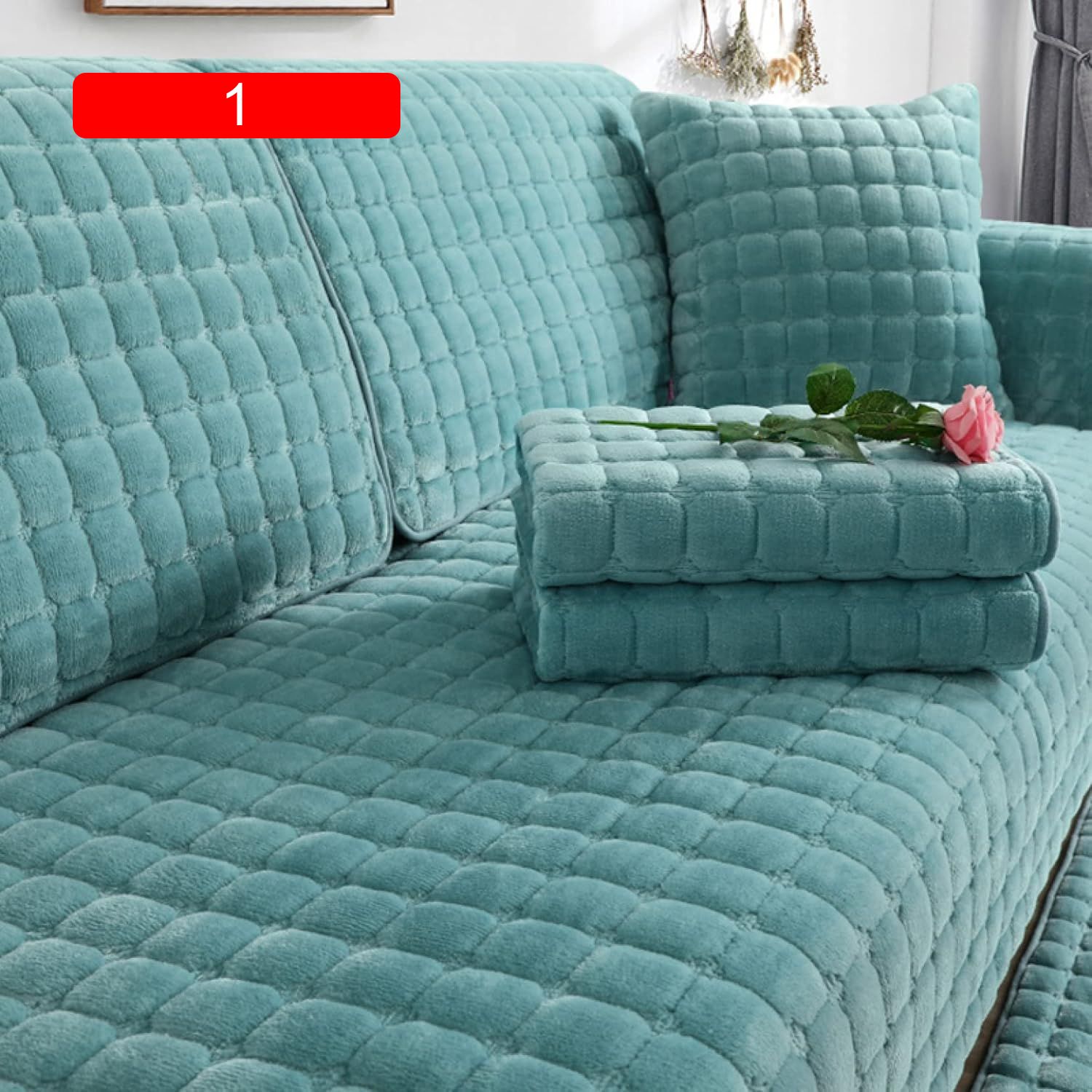 無地 ソファーカバー1 2 3人掛け用 肘付き 防汚 四季兼用 厚み 替えカバー 四季適用 ペット用 猫 犬 手洗い可能 シンプル 滑り止め 傷防止 ペット用ソファーカバー 模様替え ソファーシーツ [2]