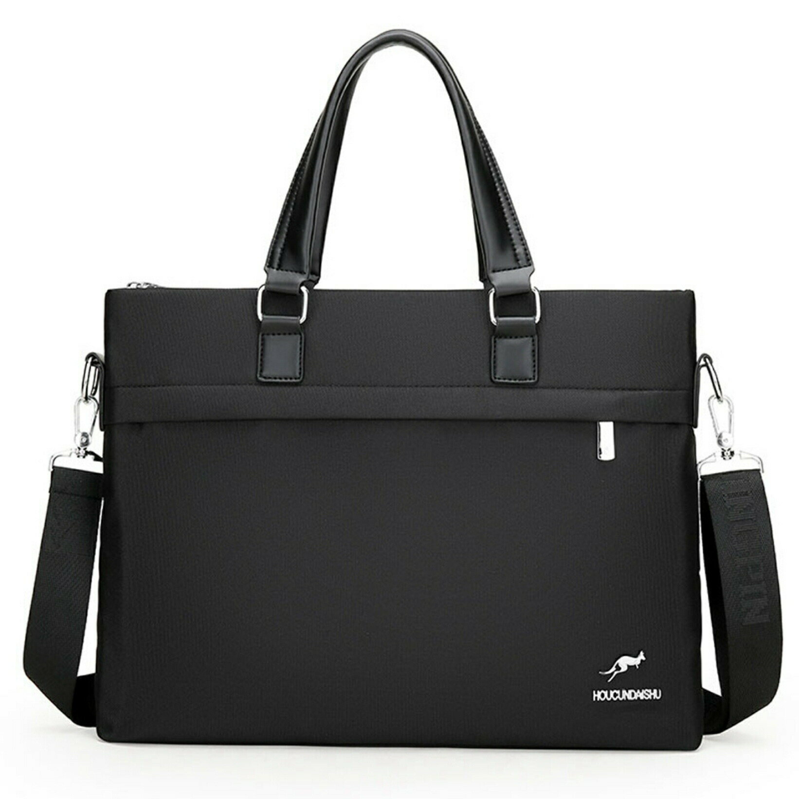 ビジネスバッグ メンズ 2WAY ブリーフケース 大容量 軽量 撥水 14インチPC収納 伸縮ショルダーベルト ..