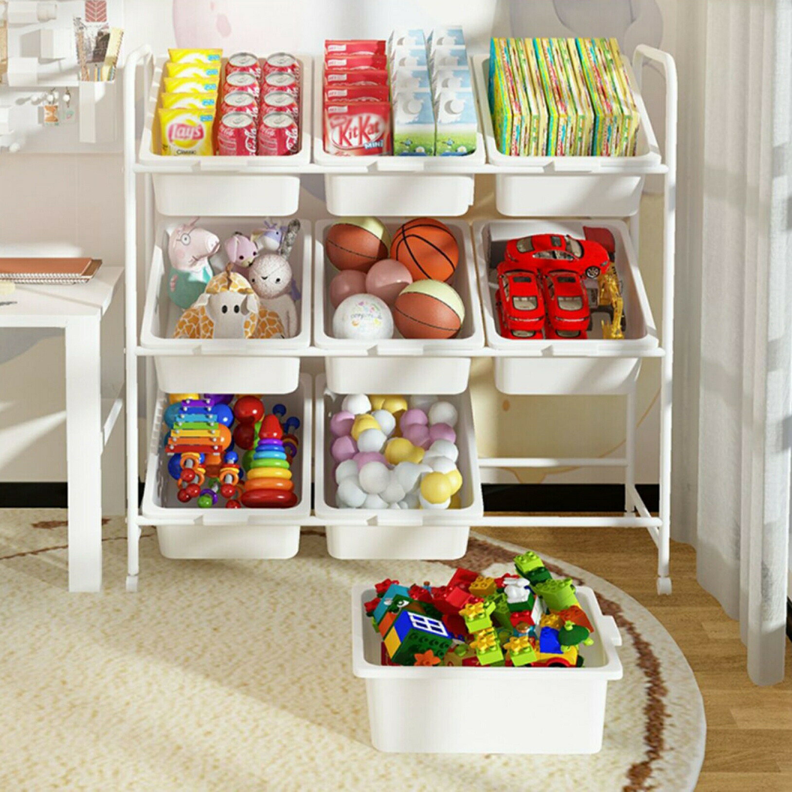 収納棚 おもちゃ収納ケース おもちゃ箱 組立カンタン 収納ボックス 収納ケース おもちゃ収納棚 おもちゃボックス おもちゃ収納ケース 大容量 子供用 子供用シェルフ 子供部屋 入園祝い 入学プレゼン