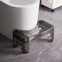 シンプルなトイレスツール PET素材ステップスツール踏み台 補助踏み台 U字デザイン トイレ踏み台 滑り止め付き 大人からで 多機能 持ち運び便利 トイレ踏み台 足置き台 高齢者や妊婦に適しています