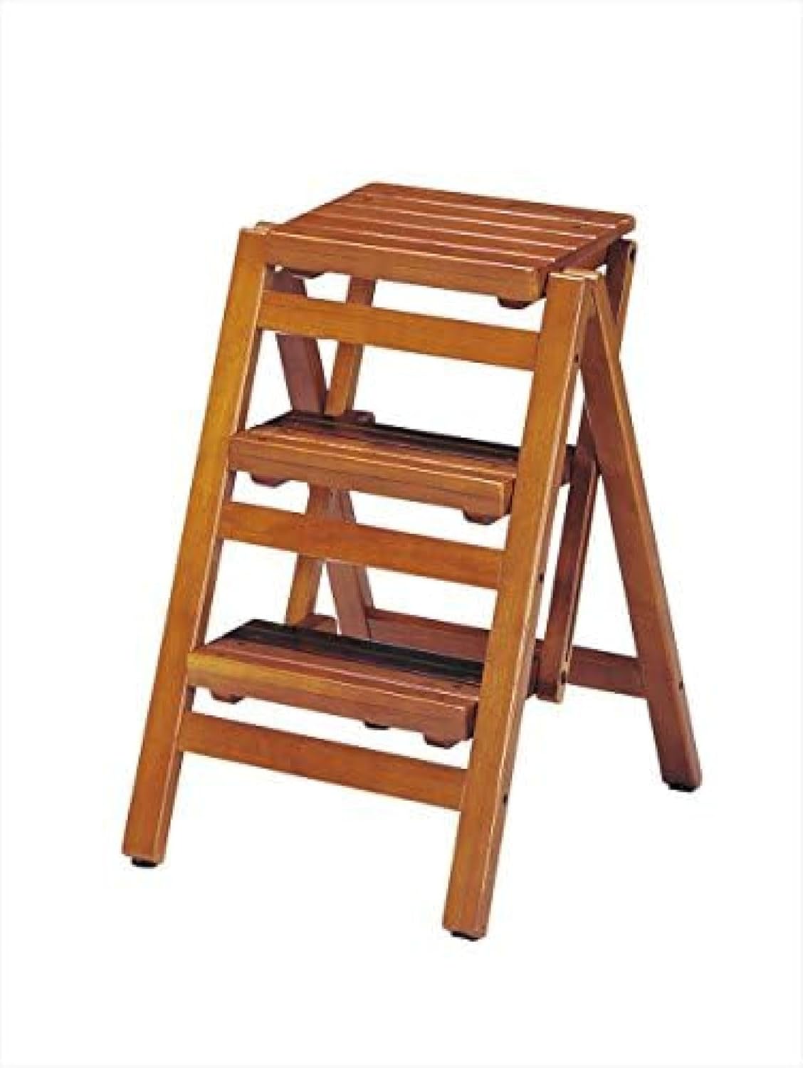 折り畳みステップチェア3段 ナチュラル
