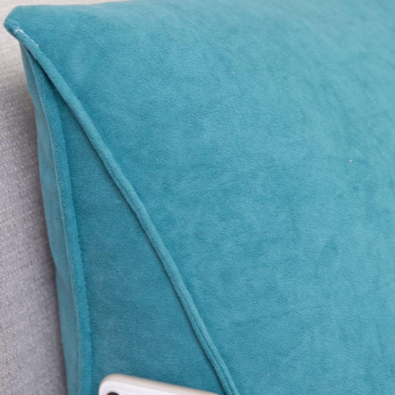 背もたれ クッション ベッド 三角 大きい 三角クッション ソファー ソファークッション 読書 腰枕 ベッド用 リラックスクッション 三角枕 傾斜 60*20*35 枕 テレビ 座椅子 大きいサイズ [2]