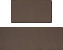 キッチンマット 拭ける PVC 抗菌 ブラウン 防臭 厚手10mm 180cm/150cm PVCキッチンマット 厚手 クッションフロア 滑り止め 45*75c...