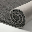 玄関マット 大きいサイズ 滑り止め 滑り止め加工 無地 カット可能 洗える シンプル 屋外 屋内 大きいサイズ 裏面 ドアマット 雨 雪 フロアマット 泥落としマット 玄関 洗面所 トイレ 室外 グレ