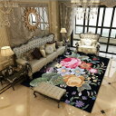 じゅうたん カーペット マット ラグマット ラグカーペット 花柄 豪華 80*120cm 春夏秋冬 カラー オールシーズン ドアマット レッド 絨毯 ジュータン 赤 クラッシック柄 丈夫 王朝柄 モダ