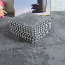 ジョイントマット 大判 31*31*1*30 防音 タイルマット プレイマット 床保護 タイルマットキッズ ベビー 赤ちゃん用 遊びマット 無地 北欧風 転倒防止 フロアマット パズルマット 滑り止め