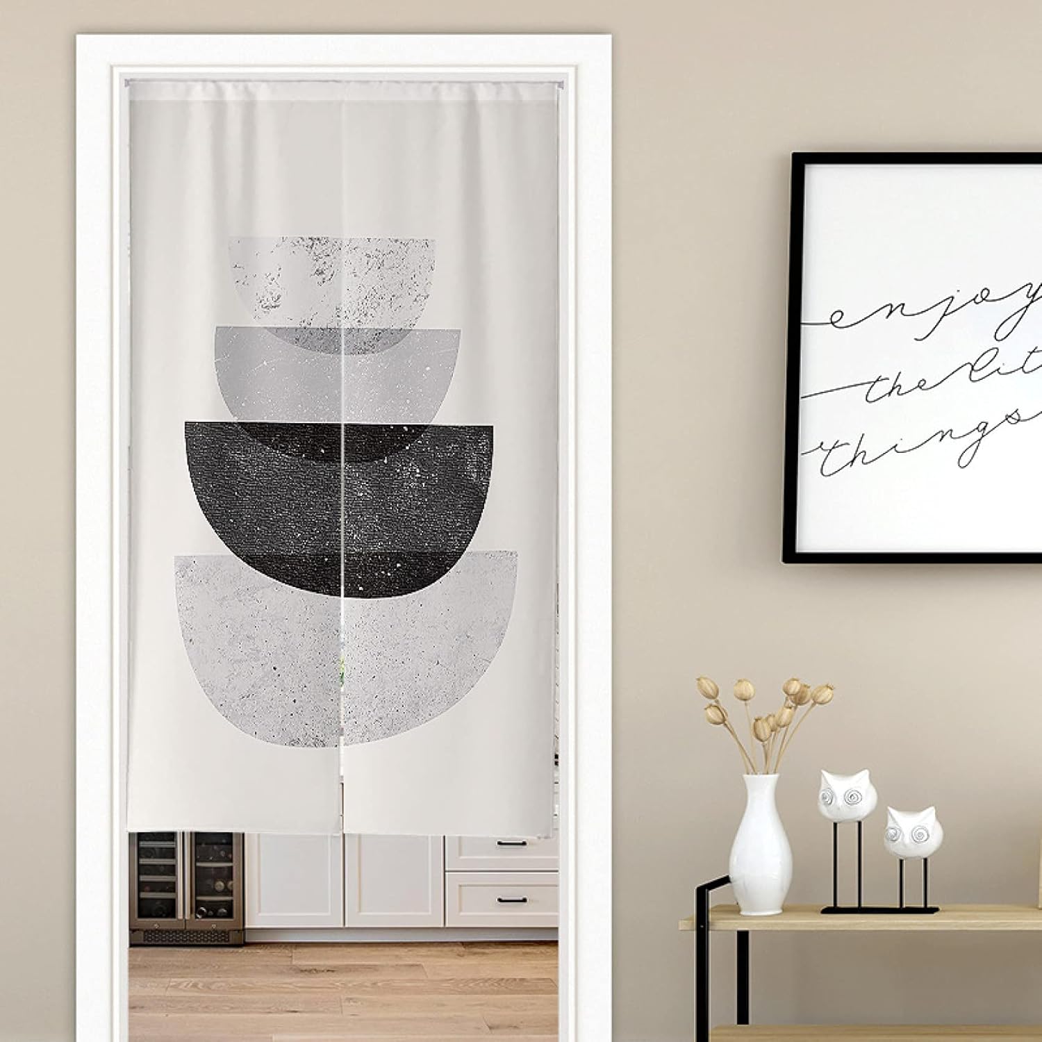 カーテン 間仕切りカーテン 間仕切り 仕切り カラー2 衝立 パーテーション のれん おしゃれ シンプル 北欧 遮光 90x180cm 目隠し 洗濯可 幾何学 玄関 階段 出入口 部屋の仕切りに 遮光