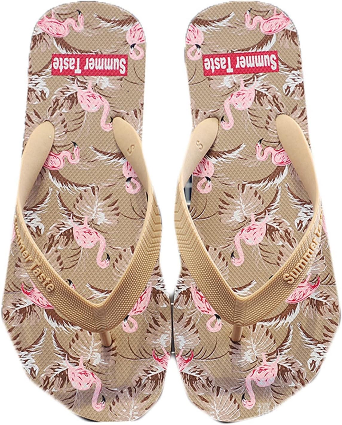 コンフォートサンダル 鼻緒付き メンズ ビーチサンダル フラミンゴ柄 鶴 アロハ柄 夏用 EVA 水陸両用 ..