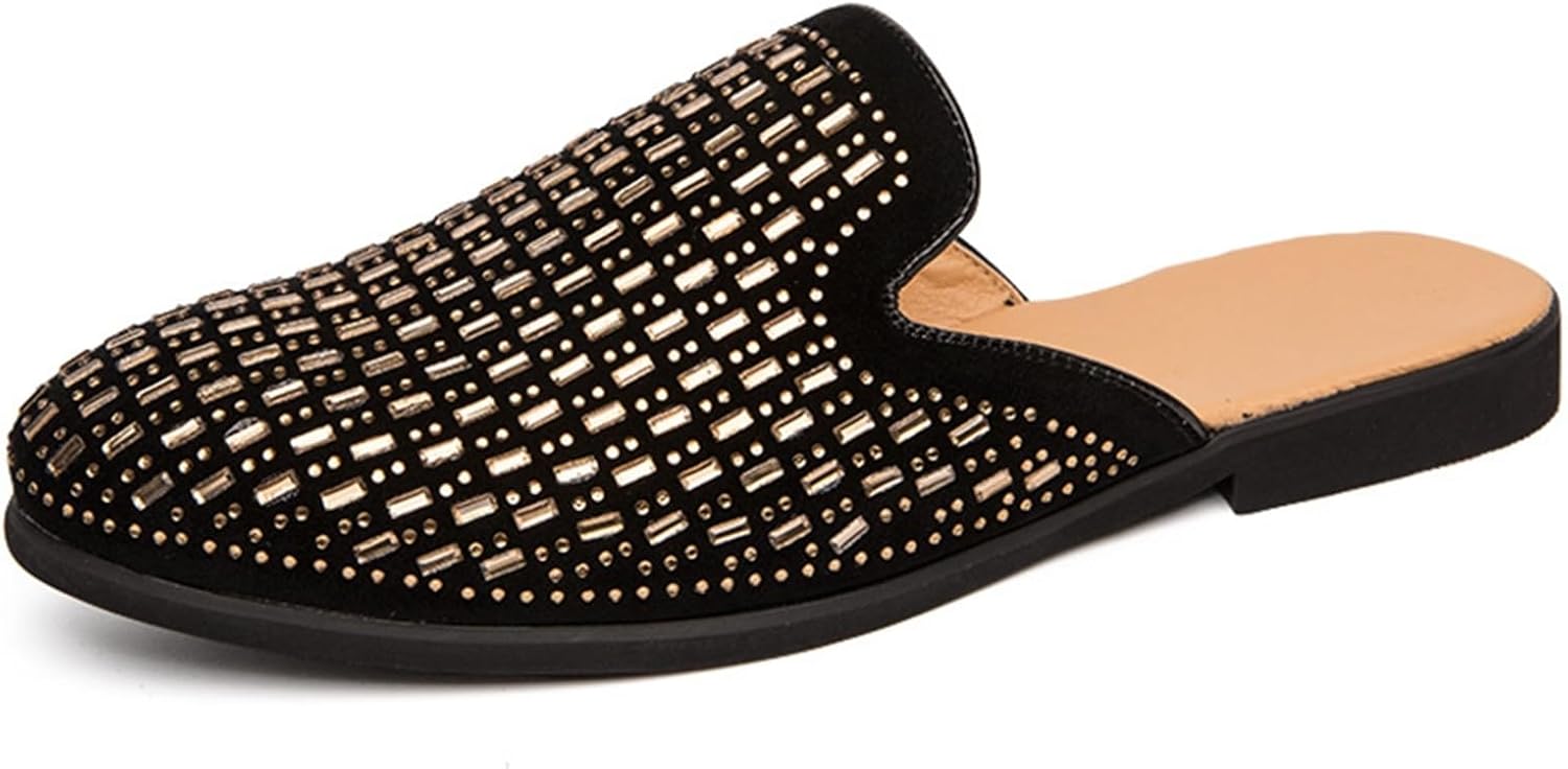 ビジネススリッパ メンズ ドライビングシューズ スタッズ かかとなし オフィスサンダル サボサンダル 軽量 静音 厚底 旅行 カジュアル リーガル 普段履き クールビズ ドクターサンダル 低反発 転靴