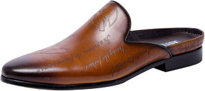 ビジネススリッパ メンズ 本革 ローファー かかとなし ドライビングシューズ 焦がし サボサンダル スリッポン 無地 防滑 歩きやすい 旅行 カジュアル リーガル クールビズ オフィス 低反発 転靴