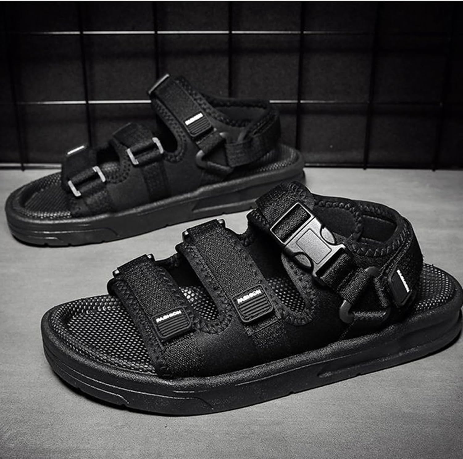 アウトドアサンダル メンズ 2way ストラップ スポーツサンダル 夏 ビーサン 水陸両用 大きいサイズ 防滑 履きやすい 疲れない 静音 耐久 普段履き お出かけ 室外室内兼用 自宅用 父へ 彼氏