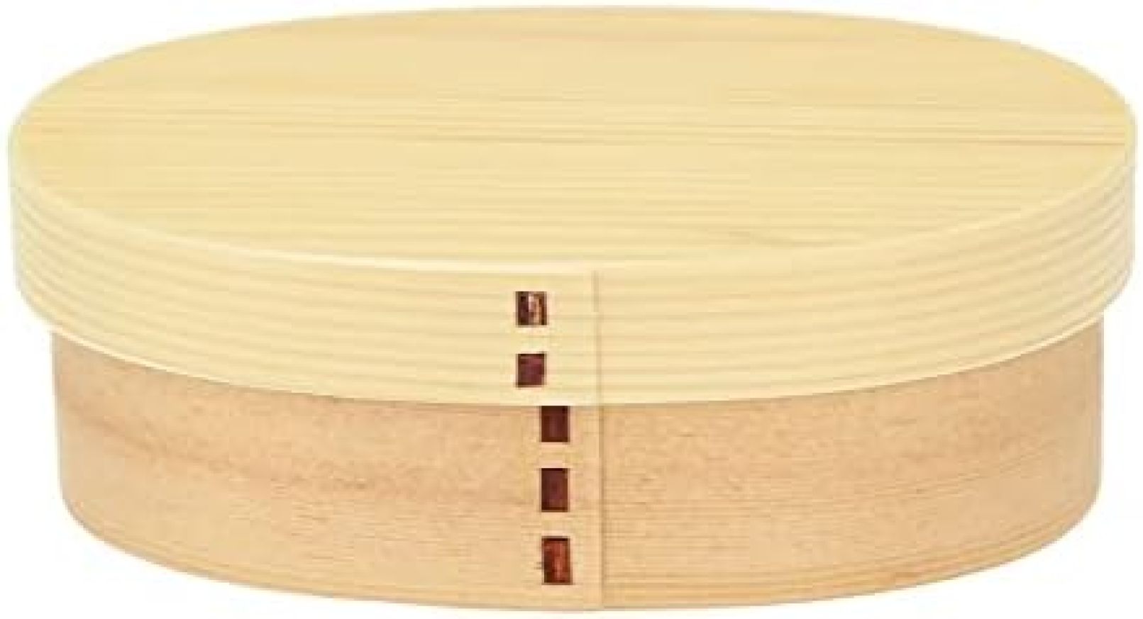 わっぱ弁当 小判型 500ml GT-0029 わっぱ弁当箱 白木(3)