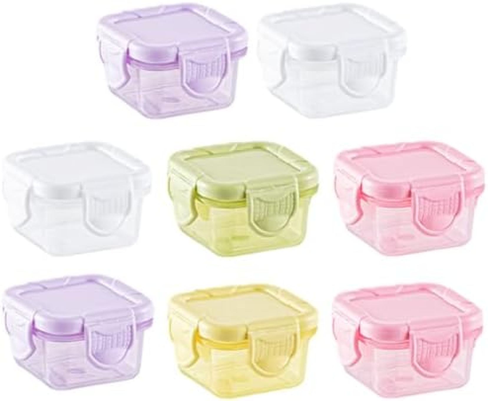 フルーツケース お弁当 調味料、ソース保存 お弁当箱 容量60ml 小さい 保存容器 食品 密閉 調味料 フー..