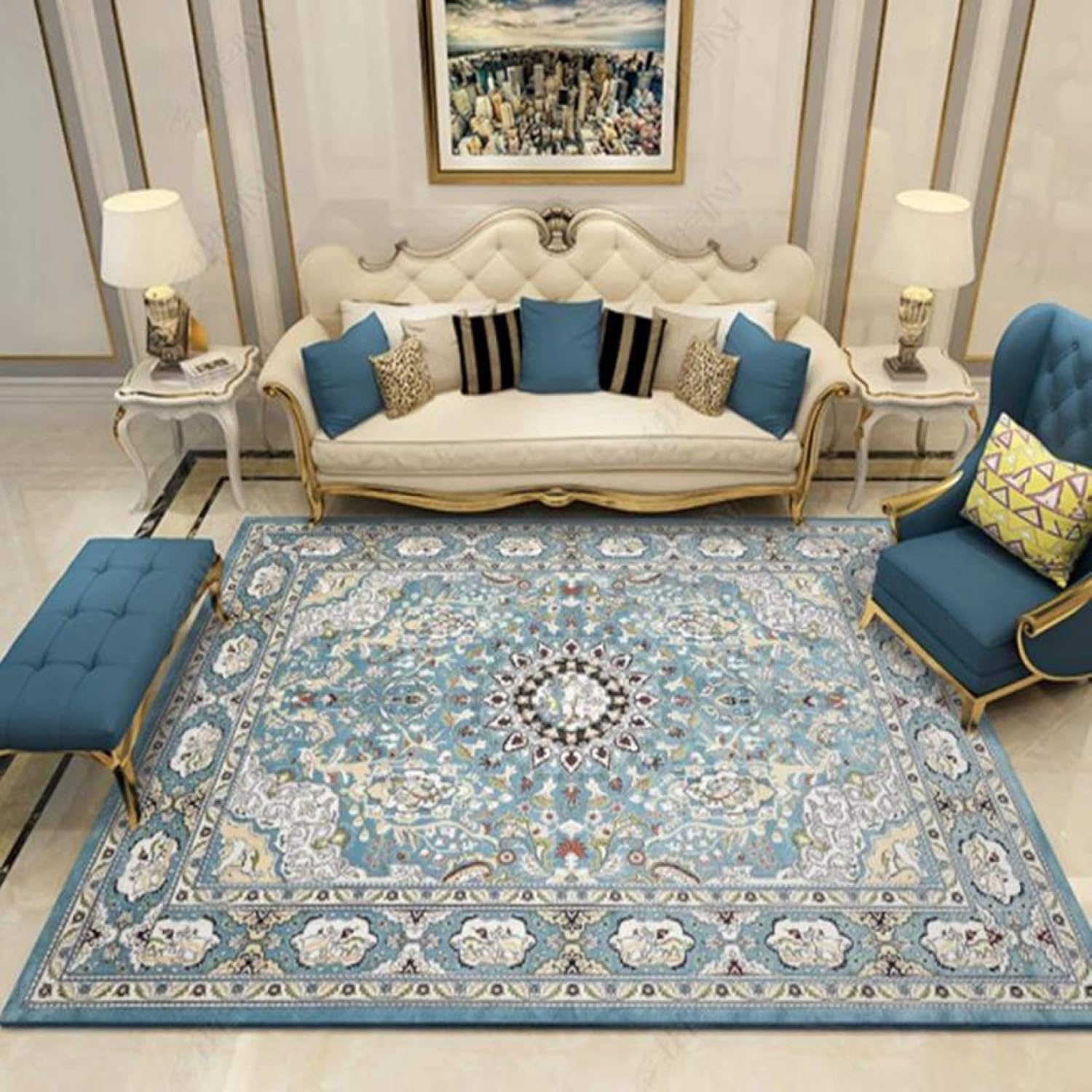 ペルシャ絨毯 柄 ラグ 女性 優しい カーペット 約 3畳 大用 200×300 アンティーク 風 絨毯 長方形 じゅうたん レッド 花柄 グリーン ホットカーペットカバー ホットカーペット対応 モケ